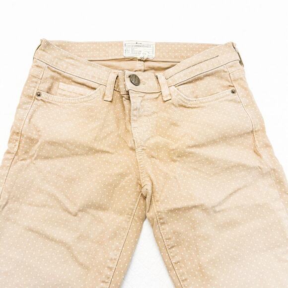 Current Elliott The Stiletto Haystack Skinny Denim Polka Patterned Jeans Size 25 - Picture 6 of 9